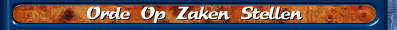 Orde Op Zaken Stellen