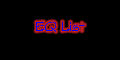 Welcome to REV's EQ List