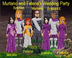 Murtano and Felena's Wedding Party