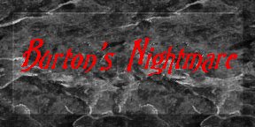 Burton's Nightmare Font