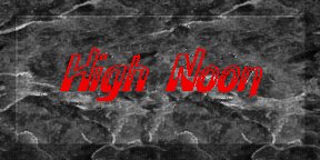 High Noon Font