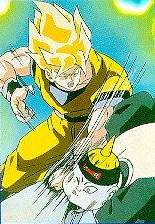 Gokuu pelea contra el androide