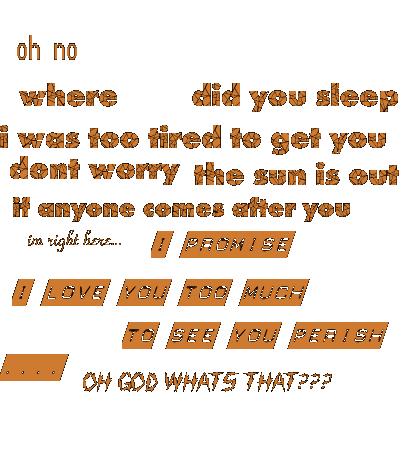 sign the guestbook maybe?