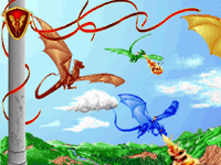 The very first I did - three dragons flying drills