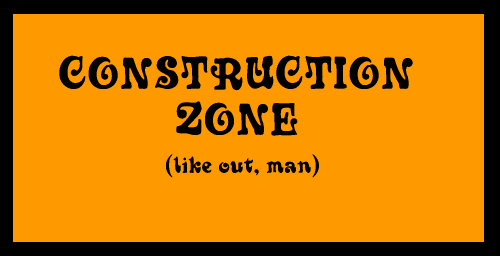 Construction Zone Sign