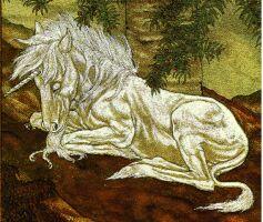 The Unicorn Statue Near Blake's Marker