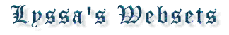 Lyssa's Websets