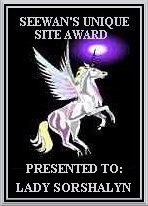 Seewan's Unique Site Award