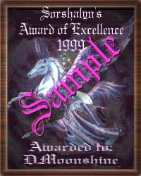 Sorshalyn's Excellence Award