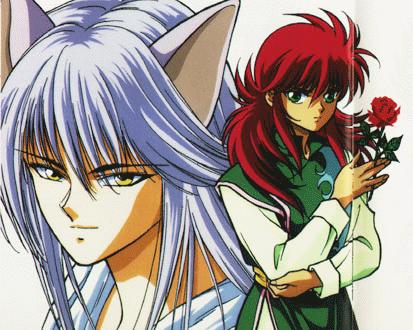 Kurama como Youko y en su forma humana
