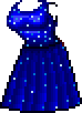 This was slightly modeled after a show choir dress I own. I wanted to keep it simple.