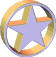 gold wiccan star encircled