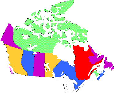 Imagemap of Canada
