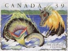 A stamp of Ogopogo