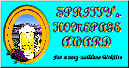 Thank you Spritty, for this wonderful award from Germany.