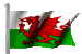 Flag of Wales, UK