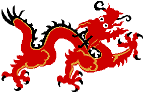 Red, Gold and Black Dragon