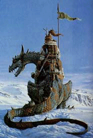 Man Riding Dragon