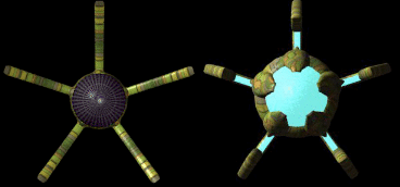 Drakh Raider Back & Front Views