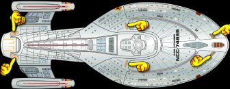 location of transporter emitters