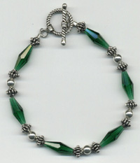 Swarovski crystal beaded bracelet, beadazzled jewelry