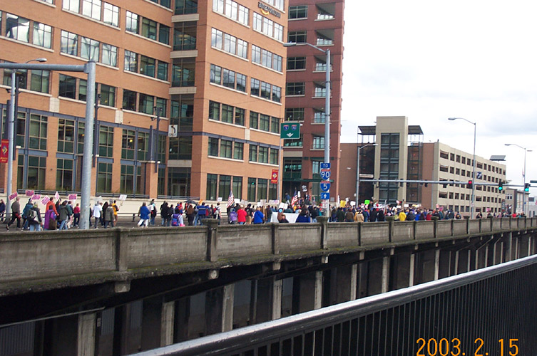 Bridge in Pioneer Square