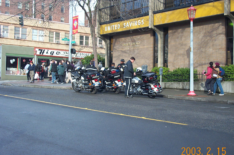 Return Route: Mototrcycle and Bicycle Police in the International District