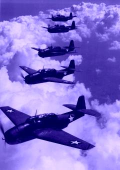 Five Navy Avenger Bombers