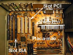 Slots na placa-m�e
