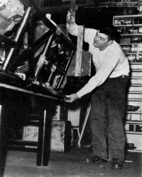 Mickey laying out the challenger