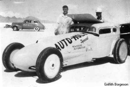 Mickey Thompson at Bonneville in 1952
