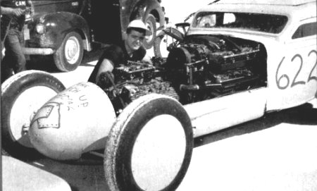 Mickey Thompson at Bonneville in 1953