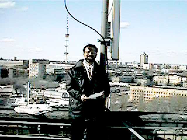 Plamen during a site audit in Kiev, Ukraine