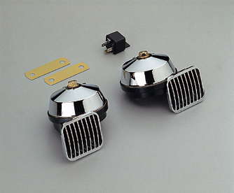 Alfa Hörner chrom Paar 42.--