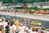 Bill Elliott leads the way on the pace lap