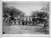 East side of Plaza las Delicias Square in 1881 (A year later  the Old firehouse Parque de Bombas was built here).
