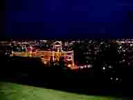Nocturnal view of the Serralles Castle.