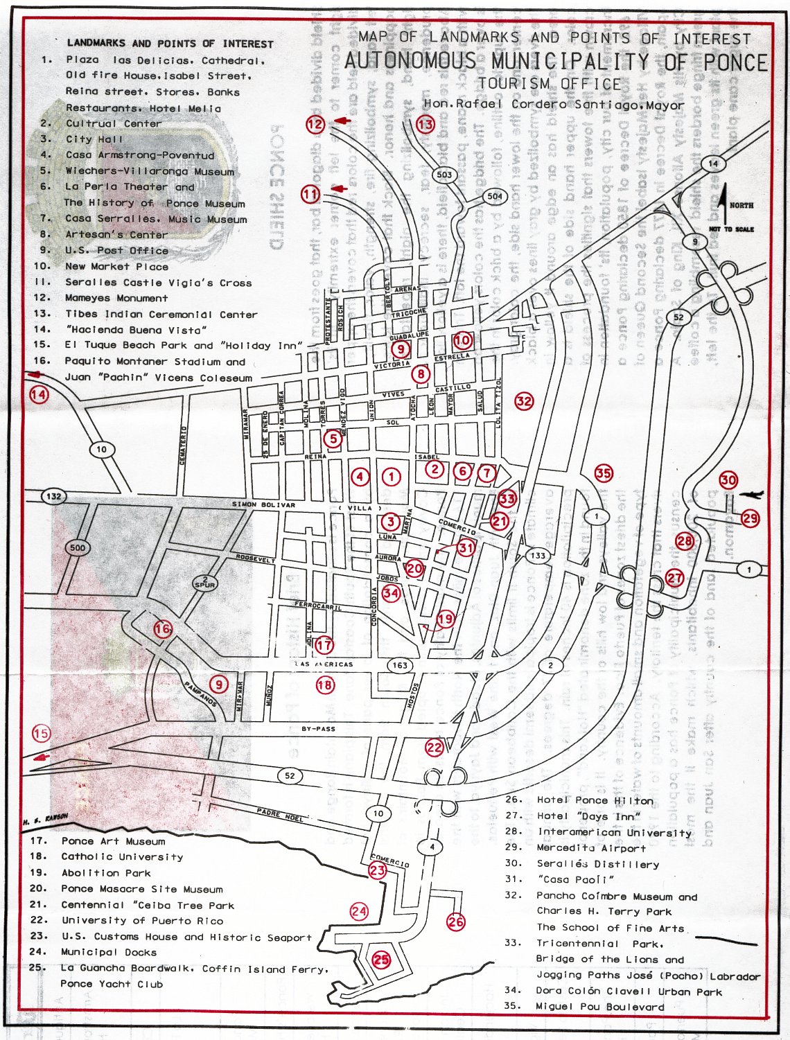 These are some places to visit in Ponce Downtown.
