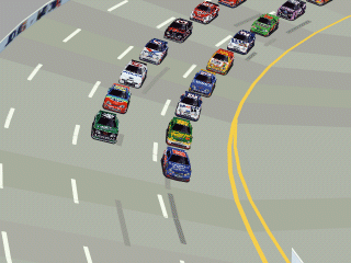 Jarret leads at start