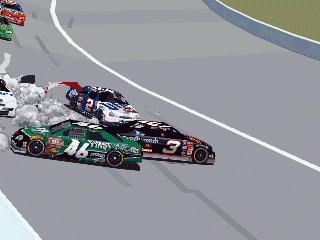 Earnhardt wrecks