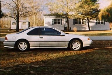 Ford Thunderbird SuperCoupe, from the right side