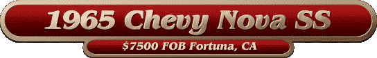 1965 Chevy Nova SS