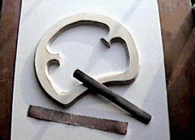 beveling edges of the grips