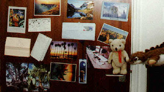 Ben and Dino admiring some of the excellent mail 'they' have received.