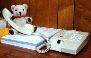 Ben discussing minor design changes with Dino