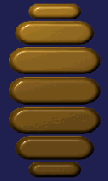 Stacked gold Buttons
