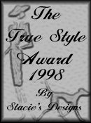 Stacie's Designs - True Style Award