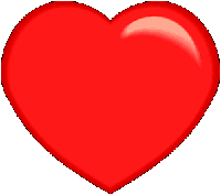 Simple Valentine Heart for Black