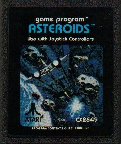 Asteroids Game Cartridge