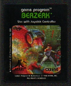 Berzerk Game Cartridge